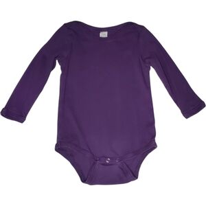 Kate Quinn Organics One-piece Bodysuit Long-sleeve Purple Baby 18-24 Months